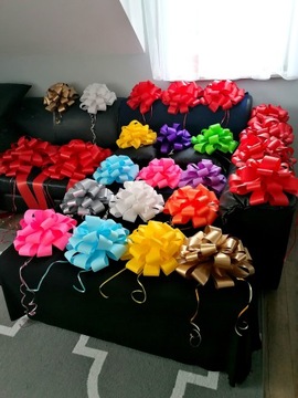 Kokarda GIGANT XXL na Samochód 80 cm / Kokarda na Auto / Prezent PIĘKNA