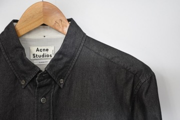 Acne Studios Ishwerwood Den black koszula męska 48