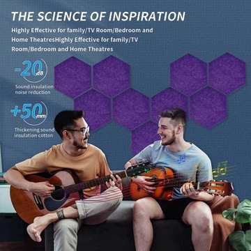 Виотационные панели Hexagon 30x26x0,9 12x итальянская звукоизоляция