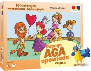 Papuga Aga opowiada. Część 6 - głoski F, W