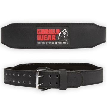 SKÓRZANY PAS KULTURYSTYCZNY NA SIŁOWNIE GORILLA WEAR 4 Inch Padded 2XL/3XL