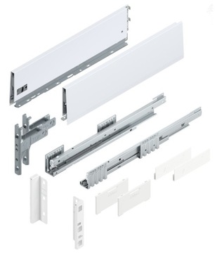 BLUM Merivobox standard 500mm wys K biała 40kg
