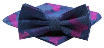 Mucha z Poszetką Alties - Wzór Florystyczny