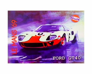 Декоративная накладка PCF FORD GT40 GULF