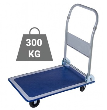 Wózek Platformowy Transportowy Magazynowy Składany Platforma Towarowy 300kg