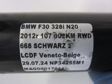 BMW F30 F31 TLUMIČ LEVÝ PRAVÝ PŘEDNÍ 31316791551 6791551 RWD