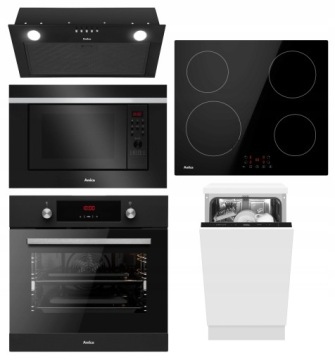 ВСТРАИВАЕМЫЙ КОМПЛЕКТ AMICA С ИНДУКЦИОННОЙ И ПОСУДОМОЕЧНОЙ МАШИНАМИ