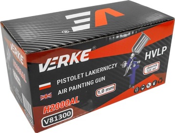 КРАСКОРАСПЫЛИТЕЛЬ ДЛЯ ПОКРАСКИ КРАСКИ СПРЕЙ HVLP 1.0мм 125мл