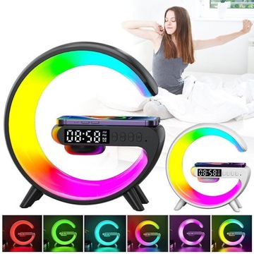 Smart G Lamp - Bluetooth-динамик, беспроводное зарядное устройство, RGB-будильник
