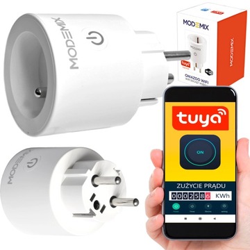 Gniazdko WIFI Inteligentne TUYA Smart Home 16A Watomierz