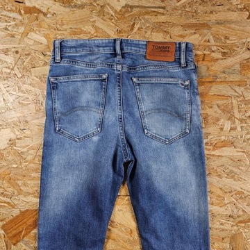 Spodnie Jeansowe TOMMY HILFIGER SIMON SKINNY Niebieskie Dżins Denim 32x34