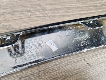 LIŠTA CHRÓM NÁRAZNÍKU MERCEDES GLS AMG A1668857622