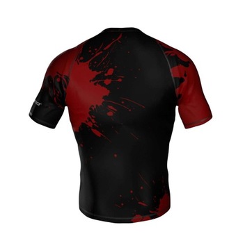 RASHGUARD MĘSKI MMA SPORTY WALKI SIŁOWNIA CROSSTRAINING BUSHIDO Blood XL