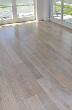 DĄB Perła bielony deska 13x180x2200mm olejowosk