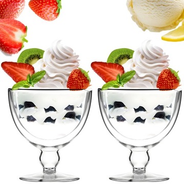 VIALLI DESIGN PUCHARKI DO LODÓW DESERÓW 250ml 2szt