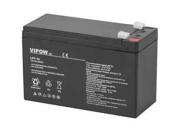 Akumulator żelowy VIPOW 12V 7.0Ah (1LL)