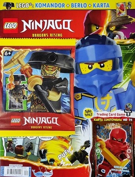 LEGO NINJAGO 4/2024 KOMANDOR + BERŁO + KARTA