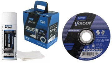 Norton Vulcan x 100 tarcz 125x1 + OneCleaner