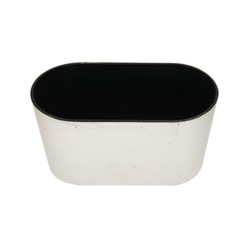 OSŁONKA DONICZKA SREBRNA TWORZYWO SZTUCZNE