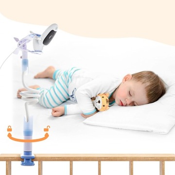 ЭЛЕКТРОННАЯ КАМЕРА НЯНИ WiFi 2K 3MPx 4x Zoom КАРТА 64 ГБ + ПОВОРОТНАЯ РУЧКА