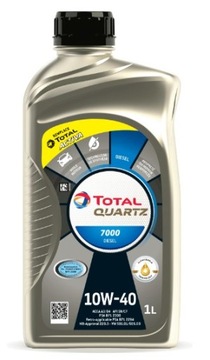 OLEJ SILNIKOWY 10W-40 1L DIESEL TOTAL QUARTZ 7000