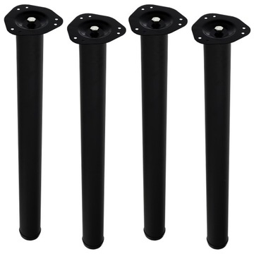 4 x NOGA MEBLOWA H71CM REGULACJA CZARNY TANIEJ 15%