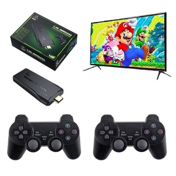 ТЕЛЕВИЗИОННАЯ ИГРОВАЯ РЕТРО-КОНСОЛЬ + 2 ПАНЛОДА + 3000 ИГР