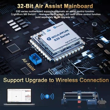 Лазерный гравер Нож 10W SCULPFUN S30 PRO Plate