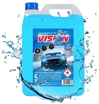 PŁYN ZIMOWY DO SPRYSKIWACZY REFLEKTORÓW 5 LITRÓW BEZWONNY BEZZAPACHOWY