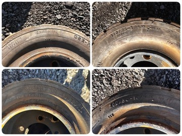 КОЛЕСО ЦЕЛЬНАЯ ВИЛКА 16X6-8 2X 150/75-8 / 4,33 + 2X 205/50-10 6,50 CONTI