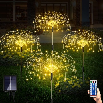 ФЕЙЕРВЕРК СОЛНЕЧНАЯ САДОВАЯ ЛАМПА 120x5 LED Одуванчик СОЛНЕЧНЫЕ СОЛНЕЧНЫЕ ЛАМПЫ