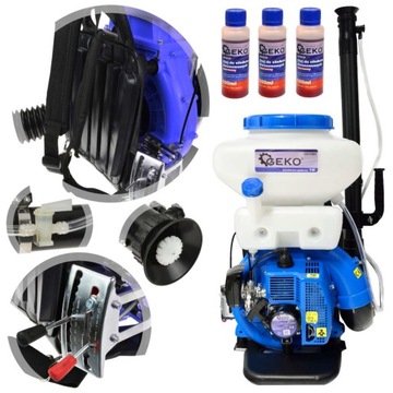 OPRYSKIWACZ SPALINOWY Plecakowy 14L DMUCHAWA +OLEJ