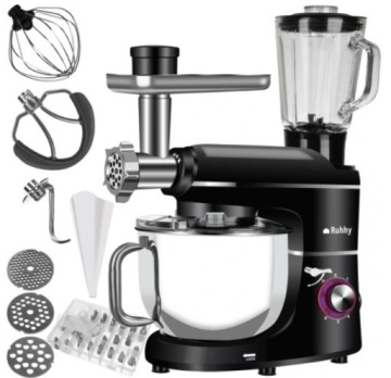 planetární kuchyňský robot multifunkční 3 v 1 mixér 2200 W práce