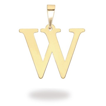 ZŁOTA ZAWIESZKA 585 LITERKA W