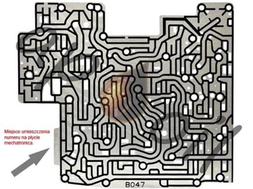 РАЗДЕЛИТЕЛЬНАЯ ПЛАСТИНА MECHATRONICA ZF 6HP19 A047 B047