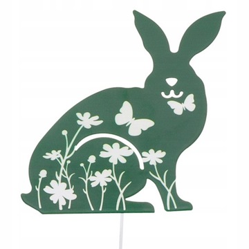 Easter Garden Znak Papuga Dekoracja ścienna Metal