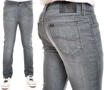 LEE spodnie GREY slim jeans RIDER _ W36 L34
