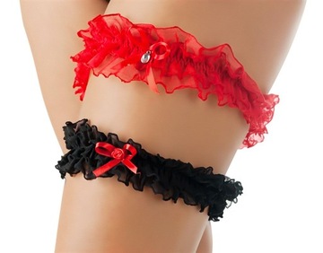 CZERWONA PODWIĄZKA IDEALNA NA STUDNIÓWKĘ L/XL