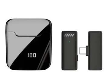 БЕСПРОВОДНОЙ МИКРОФОН IPHONE BLUETOOTH USB C ДЛЯ ТЕЛЕФОНА Android