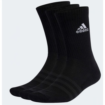 Skarpety adidas Cushioned Crew Socks 3P czarne IC1310 34-36