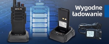 Retevis RT29D DMR Цифровая рация, IP67, 3200 мАч, С наушниками