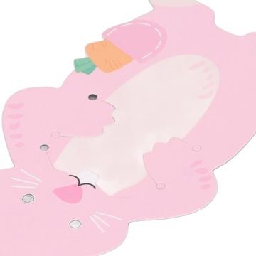 30 szt. Kartka z życzeniami w kształcie królika Urocza kartka w TP