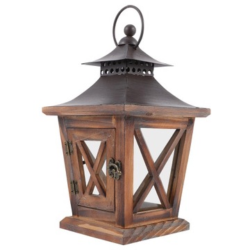 DEKORACJA DOMU ZEWNĘTRZNA WISZĄCA LAMPA RUSTYKALNA