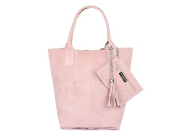Сумка ШОППЕР Итальянская ЗАМШЕВАЯ КОЖА А4 BAG L82