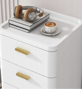 БЕЛЫЙ ШКАФ С 5 ЯЩИКАМИ, ВЫСОКАЯ УЗКАЯ ВАННАЯ КОМНАТА, КНИЖНЫЙ ШКАФ DOSMO ШИРИНОЙ 39 СМ