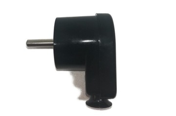 Угловая вилка без разъема 16А 250В черная WT-