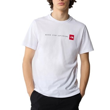 The North Face T-Shirt Never Stop Exploring Rozmiar XXL Biały - NF0A87NSFN4