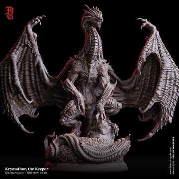 Krymathor, The Keeper (Ancient Red Dragon) - 3dmonkeypl