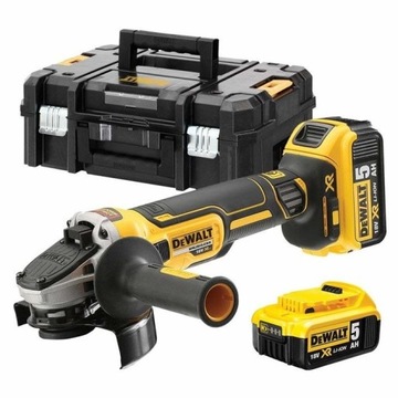 DEWALT szlifierka kątowa 125mm 2x 5.0Ah DCG405P2