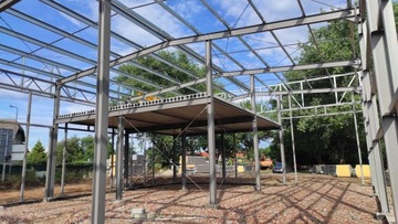 Промышленный цех – стальная конструкция